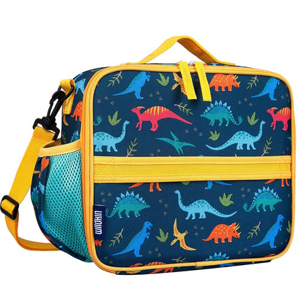 Wildkin Kids ECO rPET Insulated Lunch Box – Keeps Food Hot or Cold, Easy-Clean Lining, Mesh Pockets & BPA-Free – Boys & Girls, Ideal for School, Travel & Daycare – Jurassic Dinosaurs