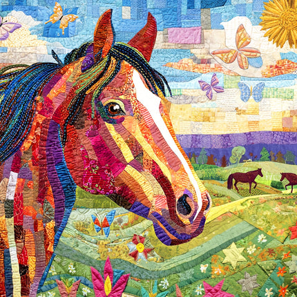 Springbok Patchwork Pony 1000 Piece Puzzle for Adu