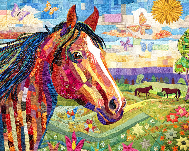 Springbok Patchwork Pony 1000 Piece Puzzle for Adu