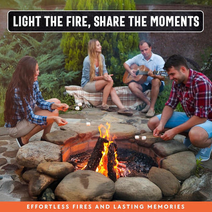 Billy Buckskin Co. 10 lb. Fatwood Fire Starter Sticks | Easy & Safe Fire Starter | Start a Fire with just 2 Sticks | Works in Any Weather Conditions | 10 lb Box