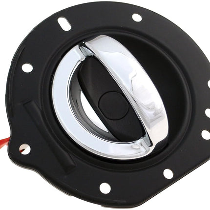 Manija de puerta interior delantera del lado del pasajero Dorman 84000 para modelos selectos de Jeep, negra y cromada