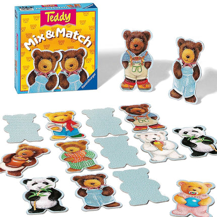 Ravensburger Teddy Mix & Match - Children's Game
