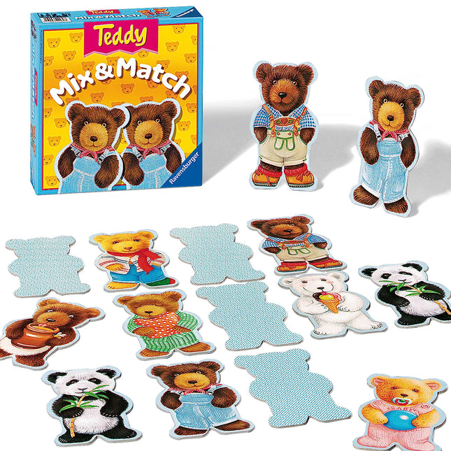 Ravensburger Teddy Mix & Match - Children's Game