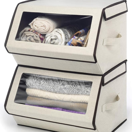Whitmor Fashion Canvas Stackable Window Box