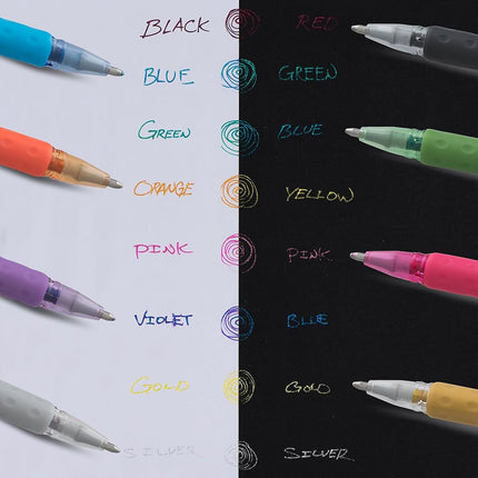 Sparkle Pop Metallic Gel Pen, (1.0mm) Bold Line, Orange-Yellow