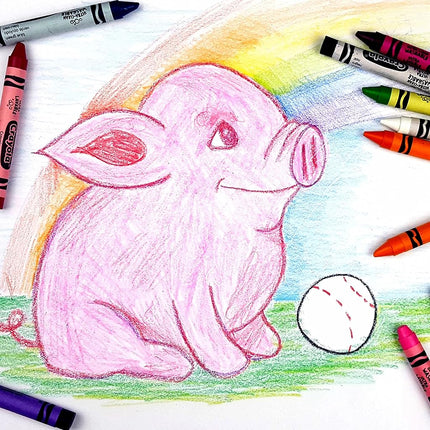Crayola Lápices de Colores Lavables Ultra Limpios, Lápices de Colores Grandes para Niños Pequeños, 16 unidades, Regalos para Niños
