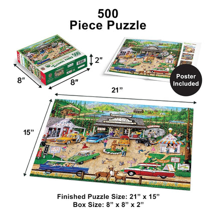Baby Fanatics 82226 : Salutations de - Le puzzle Les parcs nationaux 550 pièces