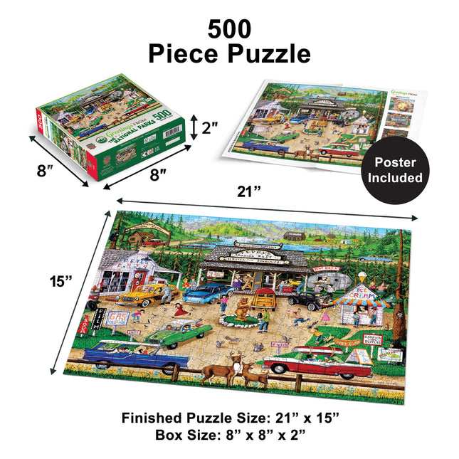 Baby Fanatics 82226: Greetings from - The National Parks 550Pc Puzzle