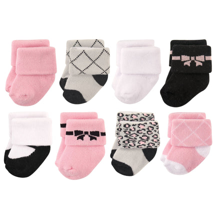 Hudson Baby Baby Girls' Cotton Rich Newborn and Te