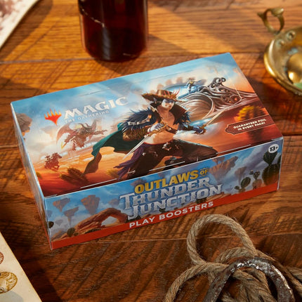 Magic The Gathering Outlaws of Thunder Junction Play Booster Box - 36 Packs (504 Magic Cards) (English Version)