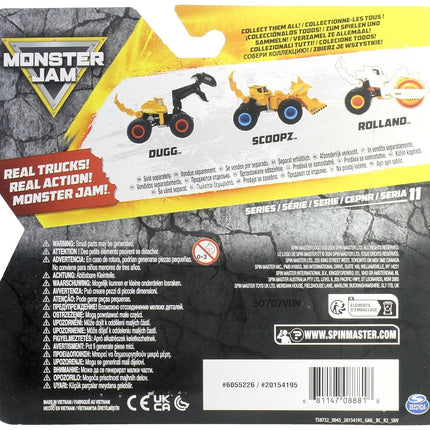 Monster Jam 1:64 Dirt Squad Series 11 Scoopz