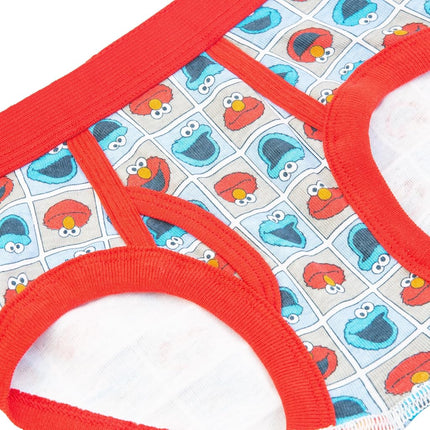 Sous-vêtements pour garçons Sesame Street avec des personnages préférés comme Elmo, Cookie Monster et Big Bird, tailles 18 mois, 2/3T, 4T, lot de 7, Cookie Monster, 2-3T