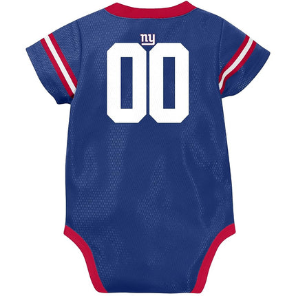 NFL New York Giants Team Jersey Bodysuit, red/white/blue New York Giants, 3-6 Months