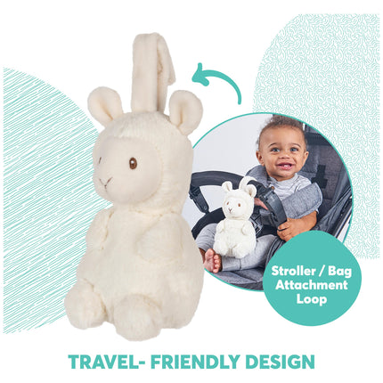 GUND Baby Lil' Luvs Tuck-Away Lovey, Liam Llama, peluche ultrasuave con mantita integrada para bebés y recién nacidos