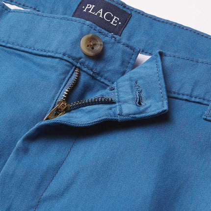 The Children's Place Boys' Stretch Skinny Chino Pants, Bluestone, 10