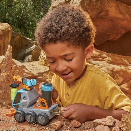 Little Tikes Big Adventures Space Rover STEM Toy - Includes Vehicle with Microscope, Magnetic Crane, Extending Grabber, and Movable Magnetic Cannister - Great for Kids Ages 3+