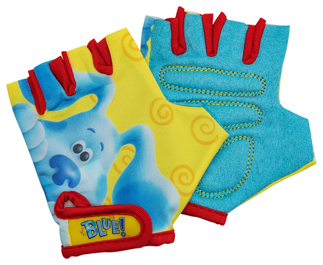 Nickelodeon Blue's Clues & You! Coderas/Rodilleras y Guantes para Niños Pequeños y Niños, Azul/Rojo/Amarillo