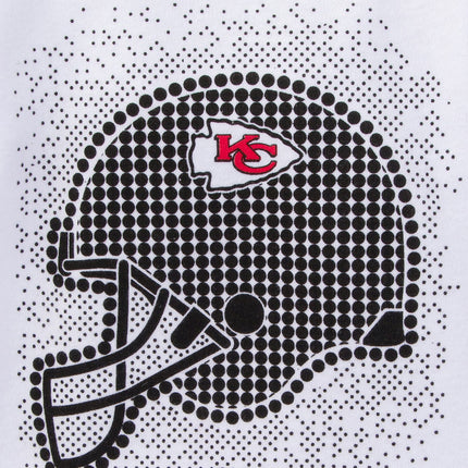 NFL Kansas City Chiefs 3 Pack Bodysuit Footed Pant and Cap Registry Gift Set, red/White Kansas City Chiefs, 6-9M
