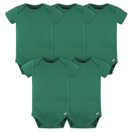 Gerber unisex-baby 5 Pack Onesies Multi-packs Bund