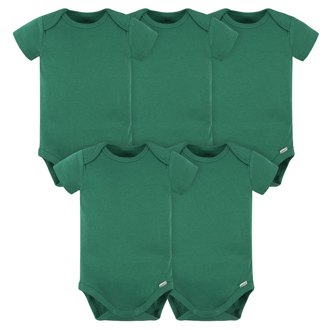 Gerber unisex-baby 5 Pack Onesies Multi-packs Bund