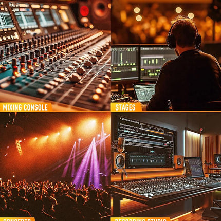 Jamesin CAT6 Shielded Ethercon Cable, 15 Feet, with Booted Rj45, Tactical Locking Ethernet, and Converta-Shell Connectors, for Studio Setups, Touring, Stage Production, Concerts & Other Applications