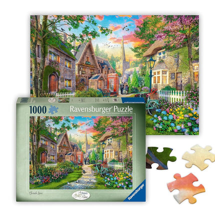 Ravensburger Church Lane Jigsaw Puzzle 1000 Pieces