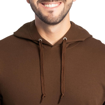 Fruit of the Loom Unisex's Eversoft Fleece Hoodies, Full Zip, Moisture Wicking & Breathable, Sizes S-4x Hooded Sweatshirt, Warm Mocha Pullover, S