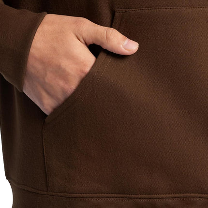Fruit of the Loom Men's Eversoft Fleece Hoodies, Pullover & Full Zip, Moisture Wicking & Breathable, Sizes S-4x Hooded Sweatshirt, Warm Mocha, Large