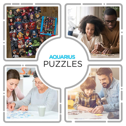 AQUARIUS Marvel Heroes Collage 1,000 pc Puzzle