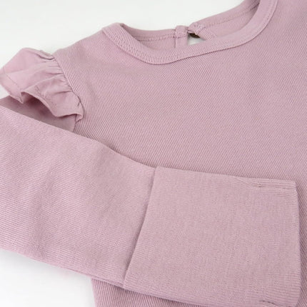 HonestBaby - Organic Cotton Long Sleeve Bodysuit for Babies and Girls, Pack of 5 Autumn Roses, 0-3 Months