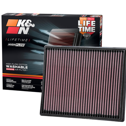 K&N Engine Air Filter: High Performance, Premium, 