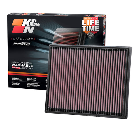 K&N Engine Air Filter: High Performance, Premium, 