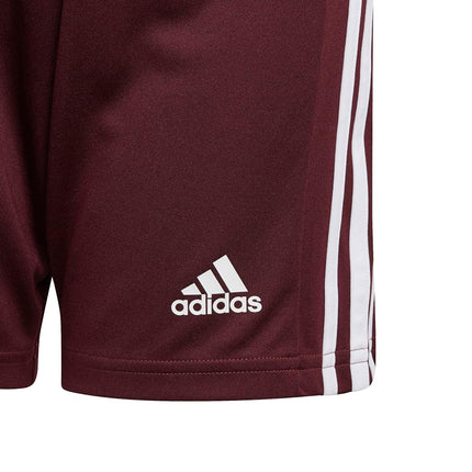 adidas boys Squad 21 Shorts Team Maroon/White Small