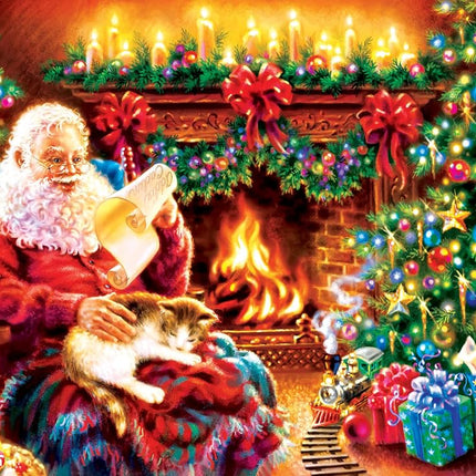 MasterPieces Puzzle Company Holiday Glitter Christmas Dreams Puzzle (500 Piece), Multicolored, 15"X21"