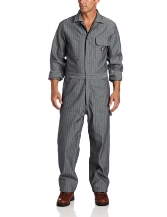 Dickies Men's Long Sleeve Fisher Stripe Cotton Cov