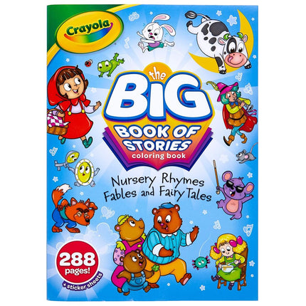 Crayola Coloring Book Set, Big Book of Stories, 288 Coloring Pages, Gift for Kids, Age 3, 4, 5, 6, Multi [Office Product]