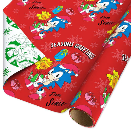 American Greetings Reversible Christmas Wrapping P