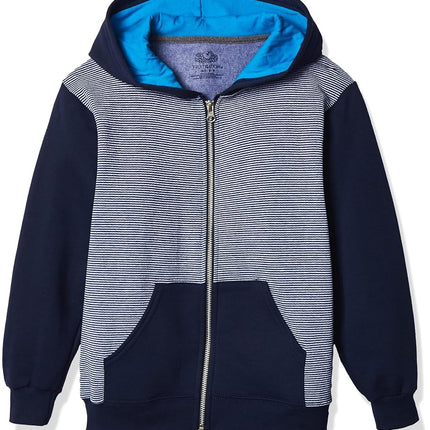Fruit of the Loom boys10000BFleece Crewneck Sweatshirt Long Sleeves Shirt - Multicolor - XS