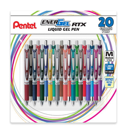 Pentel EnerGel RTX Retractable Liquid Gel Pen .7mm