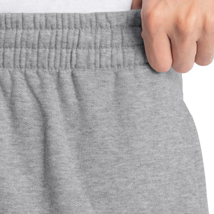 Fruit of the Loom Men's Eversoft Fleece Joggers with Pockets, Relaxed Fit, Moisture Wicking, Breathable, Tapered Sweatpants, Grey Heather, Large