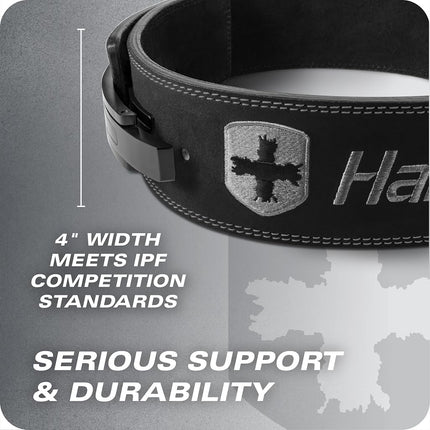 Harbinger 10 mm Thick Lever Belt, Black, Medium