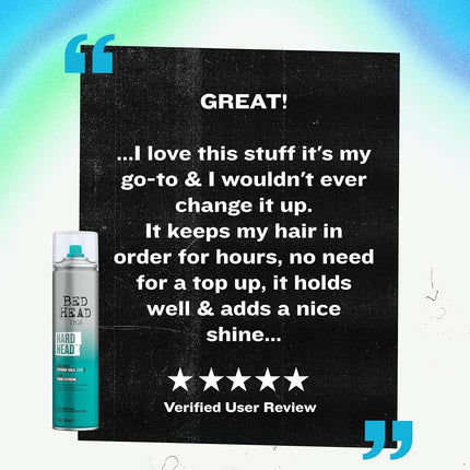 TIGI Bed Head Hard Head Extreme Hold Hairspray For Unisex 11.7 oz Hair Spray