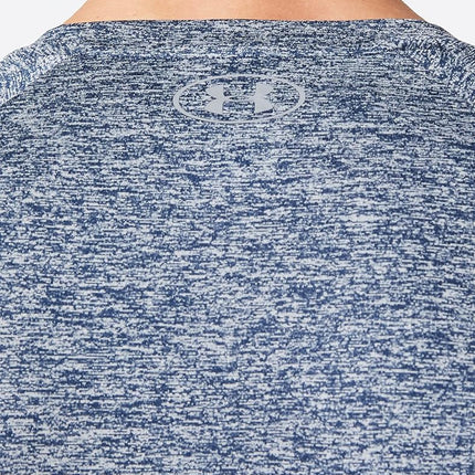 Under Armour - Camiseta UA Tech 20 SS para hombre, talla L x alta, Academy/Steel