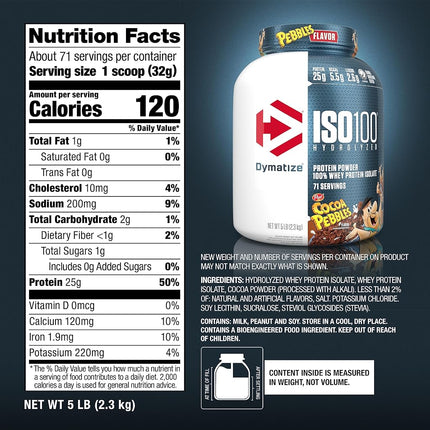 Dymatize ISO100 Cocoa Pebbles - 5 lb
