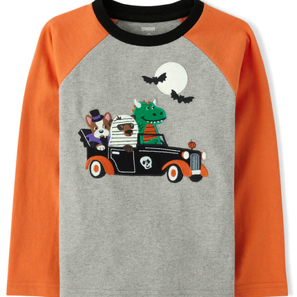 Gymboree Boys' and Toddler Embroidered Graphic Lon