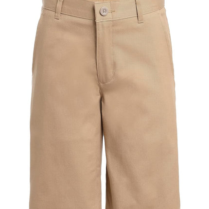 Nautica Boys' Big School Uniform Flat Front Stretc