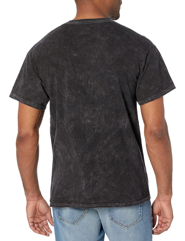 Camiseta de hombre de Star Wars Mandalorian y The Child estilo Noche estrellada, Negro, Talla XL