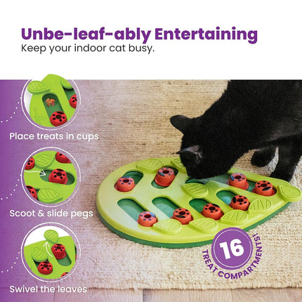 Petstages Nina Ottosson by Buggin' Out Puzzle & Play - Interactive Cat Treat Puzzle