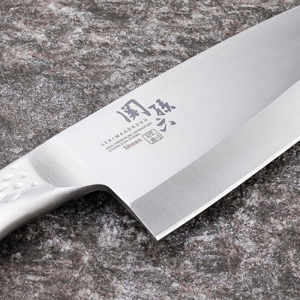 Kai Corporation KAI AK1132 Deba, Japanese Knife, Seki Magoroku, All Stainless Steel, 7.1 inches (180 mm), Made in Japan, Dishwasher Safe
