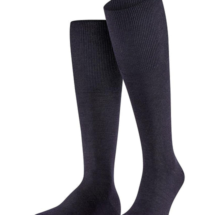 FALKE Men's Airport M Kh Wool Cotton Long Plain Kn